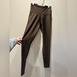 ALO Yoga Chocolate Brown Leggings